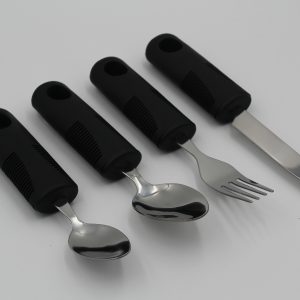 Bendable 4PCS Cutlery Set Built Up Handle