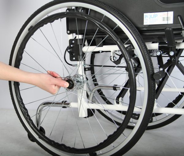 Aluminium Wheelchair - Semi-detachable - PA151-45cm - Image 4